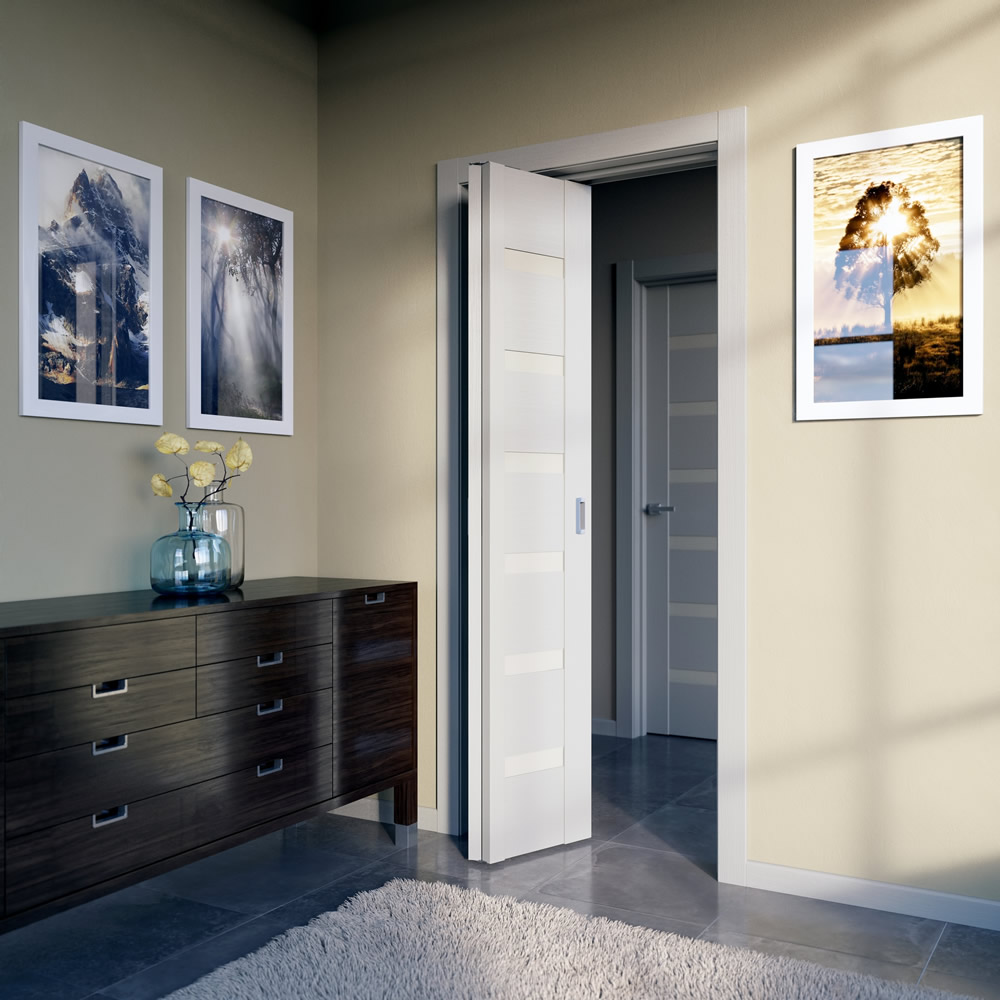 картинка Межкомнатная дверь гармошка от магазина Двери-пром