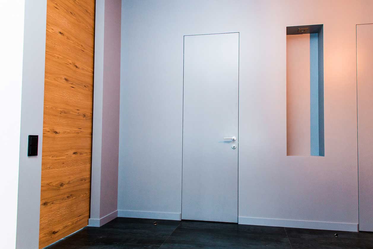 картинка Скрытые эмалированные двери от магазина Двери-пром